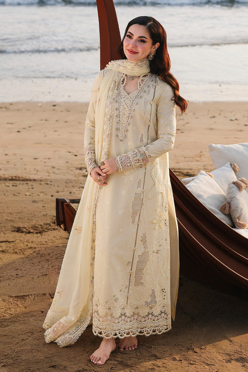 Qalamkar - SA-03 SAFA - Sahil Luxury Lawn'26 - ( QAL-0280 )