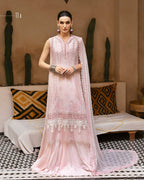 3 Piece Stitched Embroidered Lawn Suit (MRB-0029)