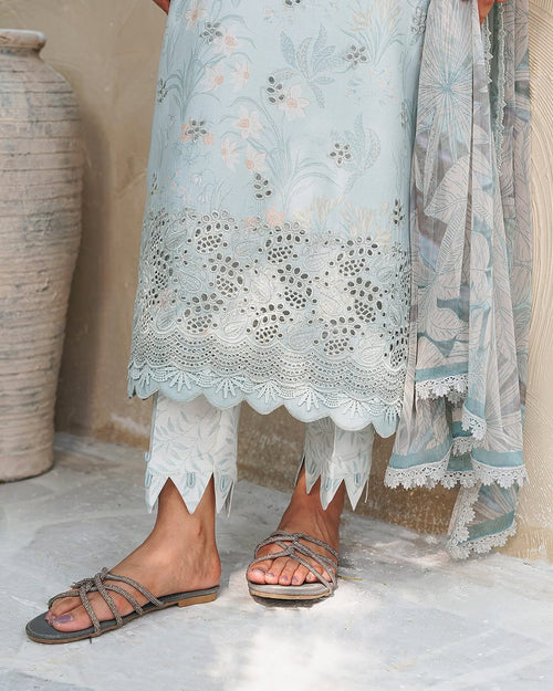 ALIYANAS - DILARA CHIKANKARI PRINTED EMBROIDERED (ALY-0029)