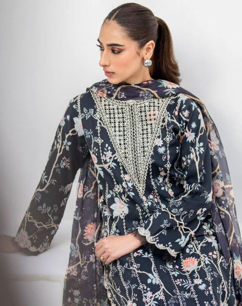 ALIYANAS MAHIRA PRINTED EMBROIDERED - (ABY-0016)
