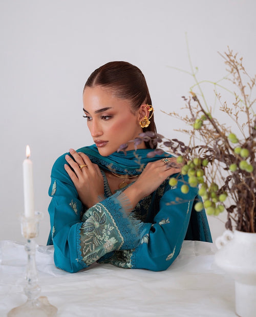 ALIYANA’S - NEHAL - MIRAAL EMBROIDERY VISCOSE’ 25 - (ALY - 0060)