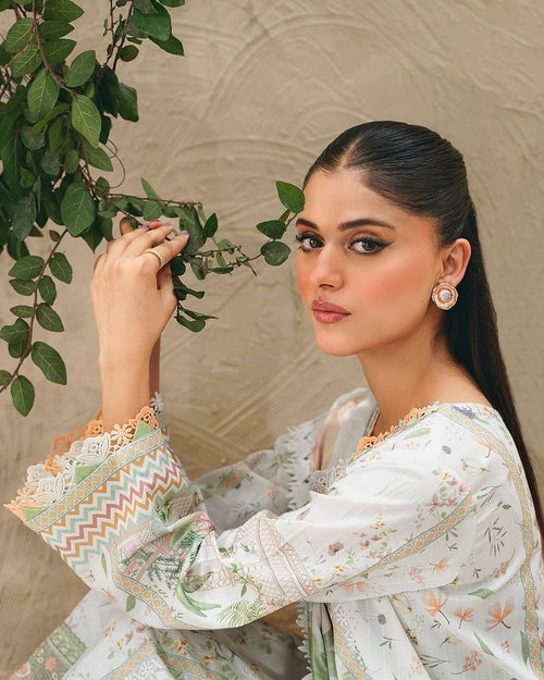 ALIYANAS - ARIA PRINTED EMBROIDERED - (ALY-0026)