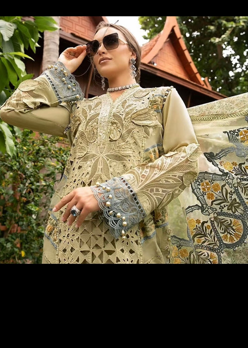 MARIA B Luxury Lawn! Elegant. (MRB-0003)