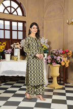 ALIYANA'S CO-ORD SET JACQUARD SELF PRINT (ABY 0024)