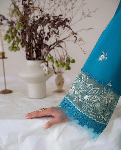 ALIYANA’S - NEHAL - MIRAAL EMBROIDERY VISCOSE’ 25 - (ALY - 0060)