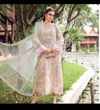 Maria B Luxury Lawn ! Stunning Outfit (MRB-0009)