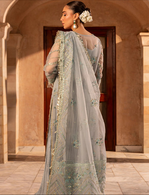 AQUA FORMAL DRESS - (ALI-0002)