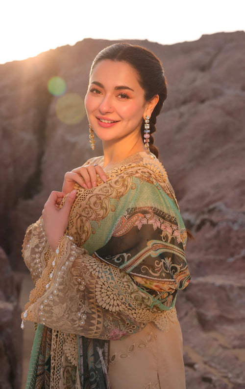 AYZAL-(IMZ-0073) HANIA LUXURY LAWN✨