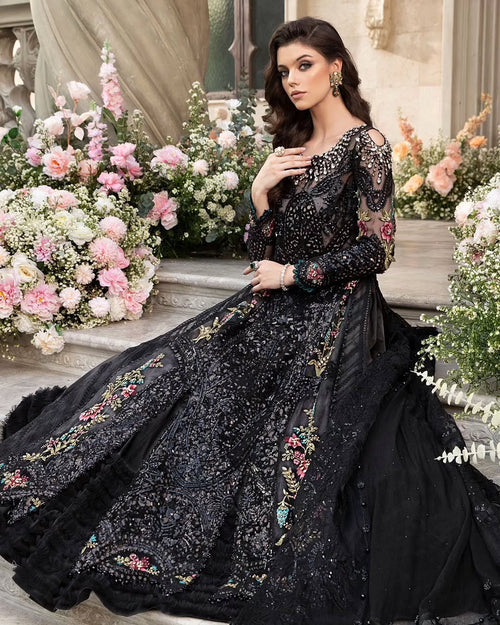 MARIA B MBROIDERED WITH FULL LINING (MRB-0015)