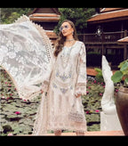Maria B Luxury Lawn Edition'24 - elegant. (MRB-0010)