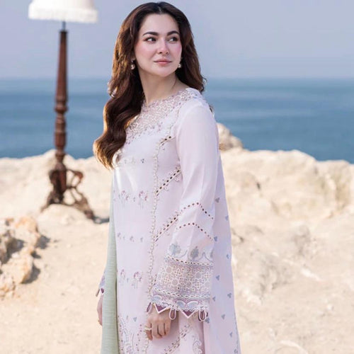 QALAMKAR NIA SAHIL KINARE - Luxury lawn (QAL-0072)