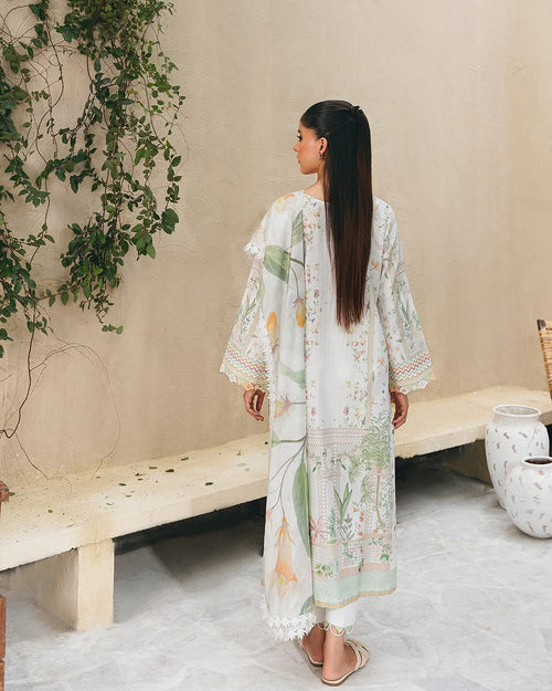 ALIYANAS - ARIA PRINTED EMBROIDERED - (ALY-0026)