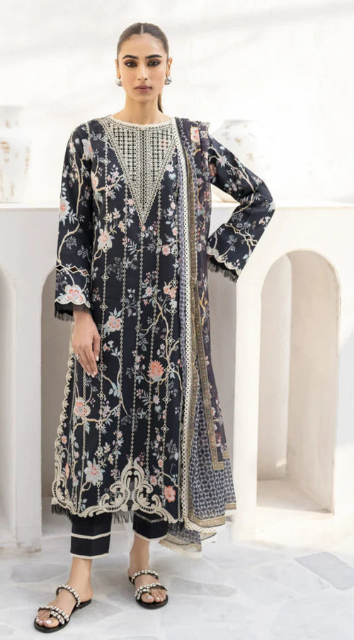 ALIYANAS MAHIRA PRINTED EMBROIDERED - (ABY-0016)