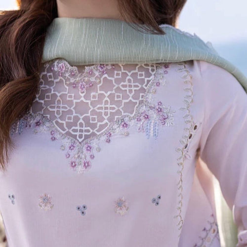 QALAMKAR NIA SAHIL KINARE - Luxury lawn (QAL-0072)