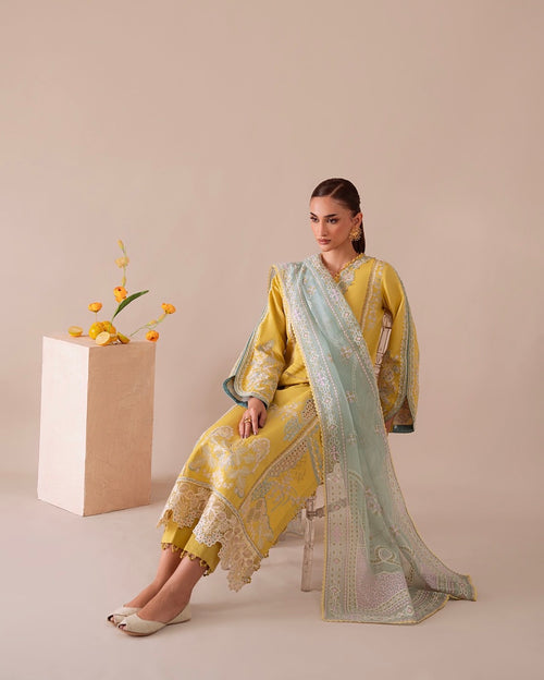ALIYANA’S - MEHRA - MIRAAL EMBROIDERY VISCOSE’ 25 - (ALY - 0058)