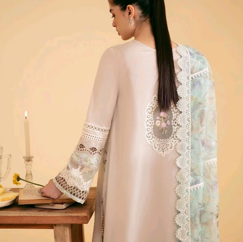 QALAMKAR Qlinekari LAWN'24 - Aysel - EMBROIDERED (QAL-0022)