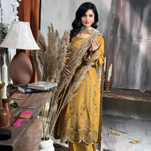 Imrozia - Sunheri - Sehar Winter Collection Womenswear (IMZ-0010)