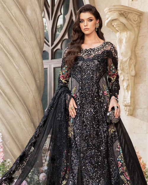 MARIA B MBROIDERED WITH FULL LINING (MRB-0015)