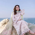 QALAMKAR NIA SAHIL KINARE - Luxury lawn (QAL-0072)
