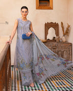 3 Piece Stitched Embroidered Organza Suit (MRB-0032)