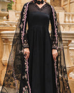 BAROQUE SWISS LAWN - Black (BAR-0002)