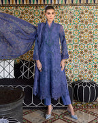 3 Piece Stitched Embroidered Lawn Suit (MRB-0038)