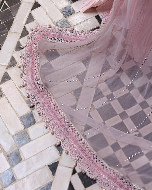 3 Piece Stitched Embroidered Lawn Suit (MRB-0029)