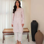 Qalamkar - Qprints 2PC Shirt & Trouser (QAL-0020)