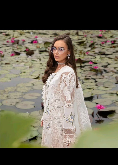 Maria B Luxury Lawn Edition'24 - elegant. (MRB-0010)