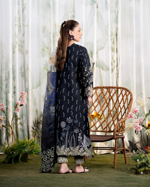 ALIYANAS - NAZAN - PRINTED EMBROIDERED - (ALY-0036)