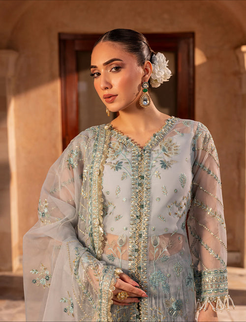 AQUA FORMAL DRESS - (ALI-0002)