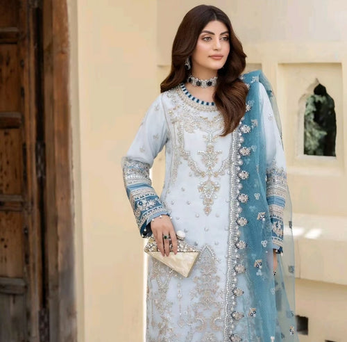 Imrozia BAAD-E-SABA - READY-TO-WEAR JAHAN Embrace the enchantment of the occasion with this formal wedding wear (IMZ-0031)