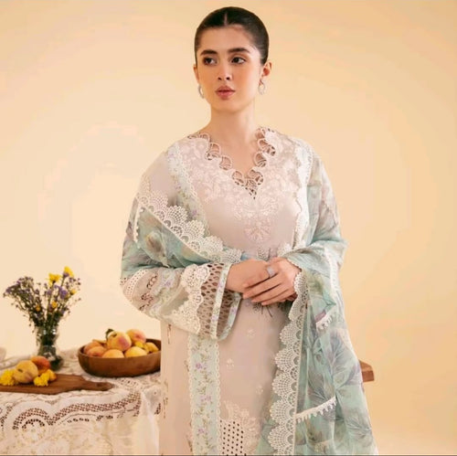 QALAMKAR Qlinekari LAWN'24 - Aysel - EMBROIDERED (QAL-0022)