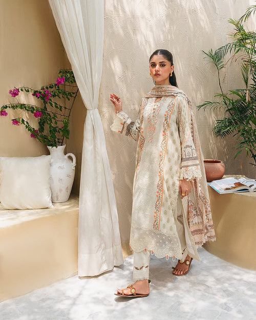 ALIYANA'S - NEHIR PRINTED EMBROIDERED - (ALY-0027)