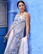 Maria B 3 Piece Stitched Embroidery Paper Cotton suit - D-2510-А -( MRB-0031 )