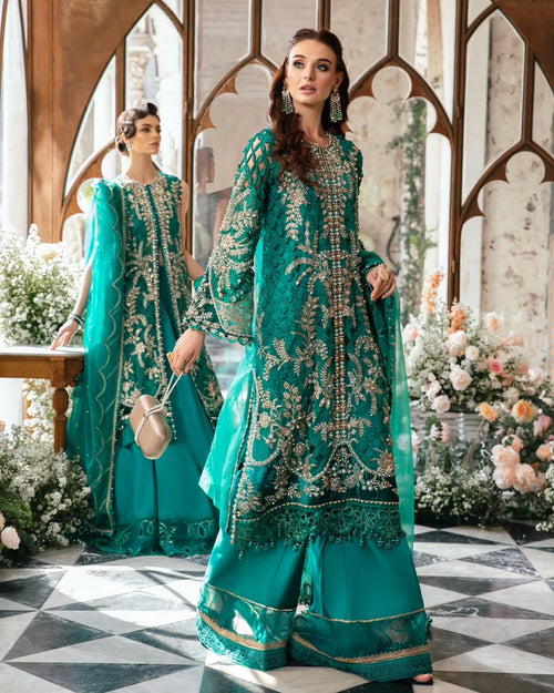 MARIA B MBROIDERED WITH FULL LINING (MRB-0011)