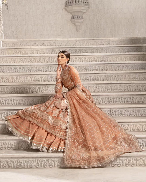 MARIA B MBROIDERED WITH FULL LINING (MRB-0012)