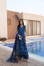 AYLIN LUXURY LAWN '26 - MIDNIGHT IRIS - ( AYL-0020 )