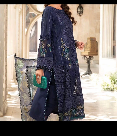 Maria B Luxury Lawn Edition'24 ! Stunning Outfit (MRB-0006)
