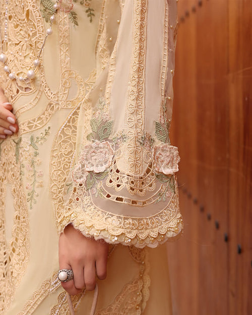 3 Piece Stitched Embroidered Organza Suit (MRB-0033)