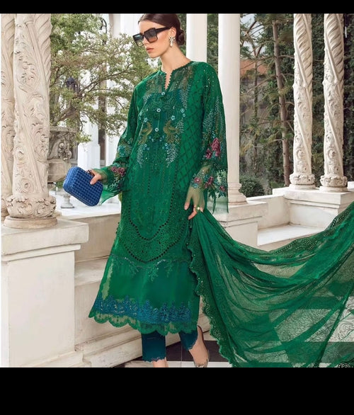 Maria B Luxury Lawn Edition'24 - Stunning
Outfit. (MRB-0005)