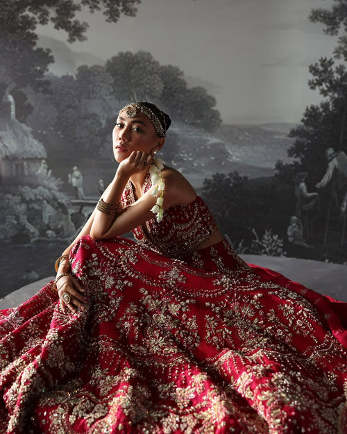 CLAUDE (AFRZ-0089) LEHNGA CHOLI FULLY LINED