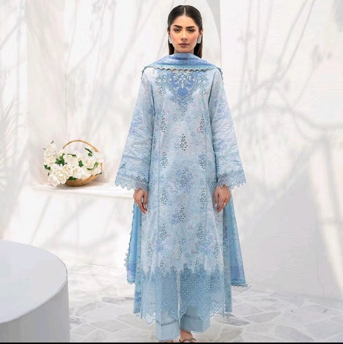 ALIYANAS- MUSHAK Printed Embroidered. (ABY-0011)