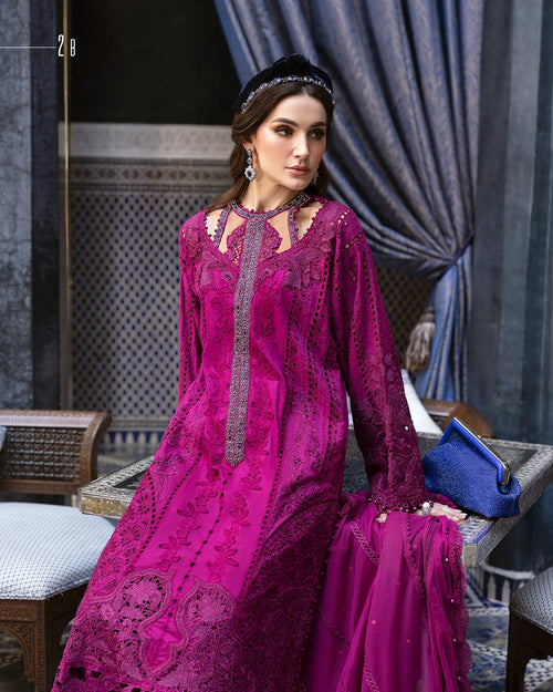 3 Piece Embroidered Lawn Suit
(MRB-0043)