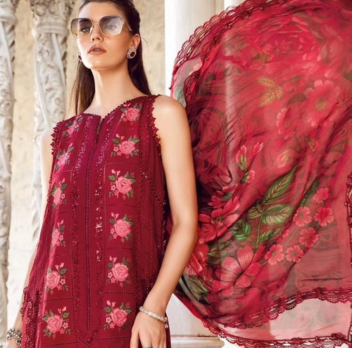 Maria B Luxury Lawn - Stunning
Outfit. (MRB-0001)