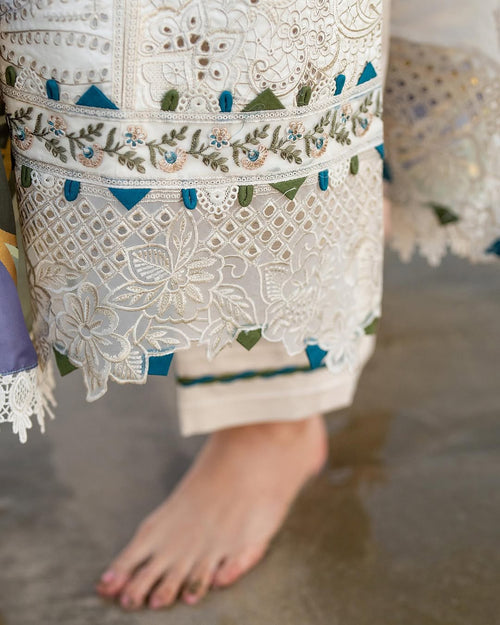 ALIYANAS - ARSIN CHIKANKARI EMBROIDERED - (ALY-0035)