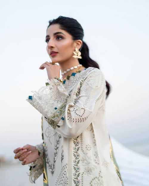 ALIYANAS - ARSIN CHIKANKARI EMBROIDERED - (ALY-0035)