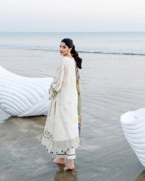 ALIYANAS - ARSIN CHIKANKARI EMBROIDERED - (ALY-0035)