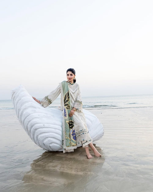 ALIYANAS - ARSIN CHIKANKARI EMBROIDERED - (ALY-0035)