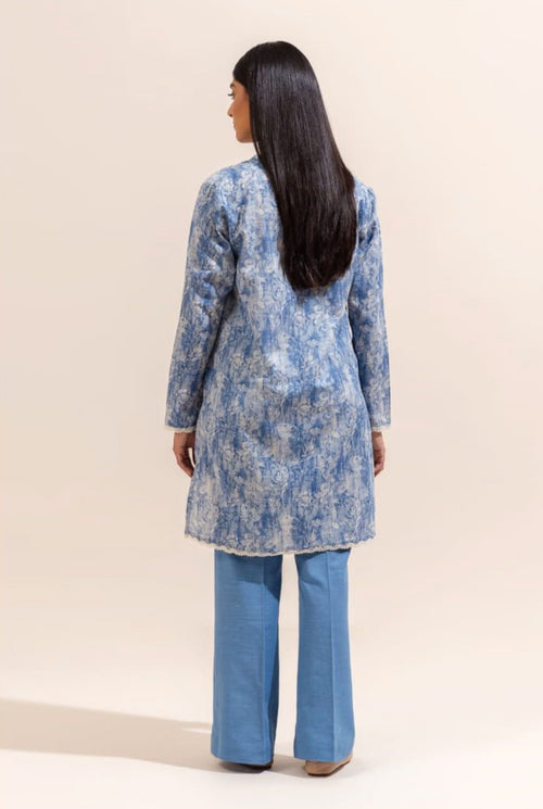 Beechtree Printed Khaddar Two-Piece Outfit - Stylish Shirt & Pants Set (BET-0001)